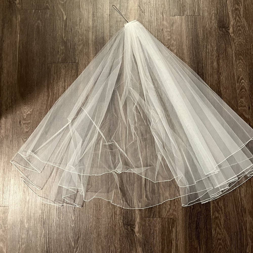 Lili Hod (Two Layer Waist Length) Wedding Veil